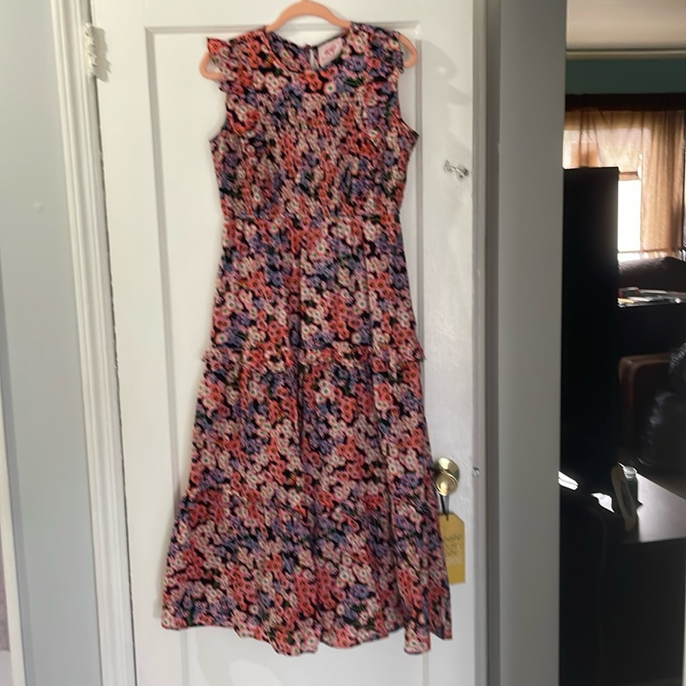 Floral Sleeveless Maxi Dress